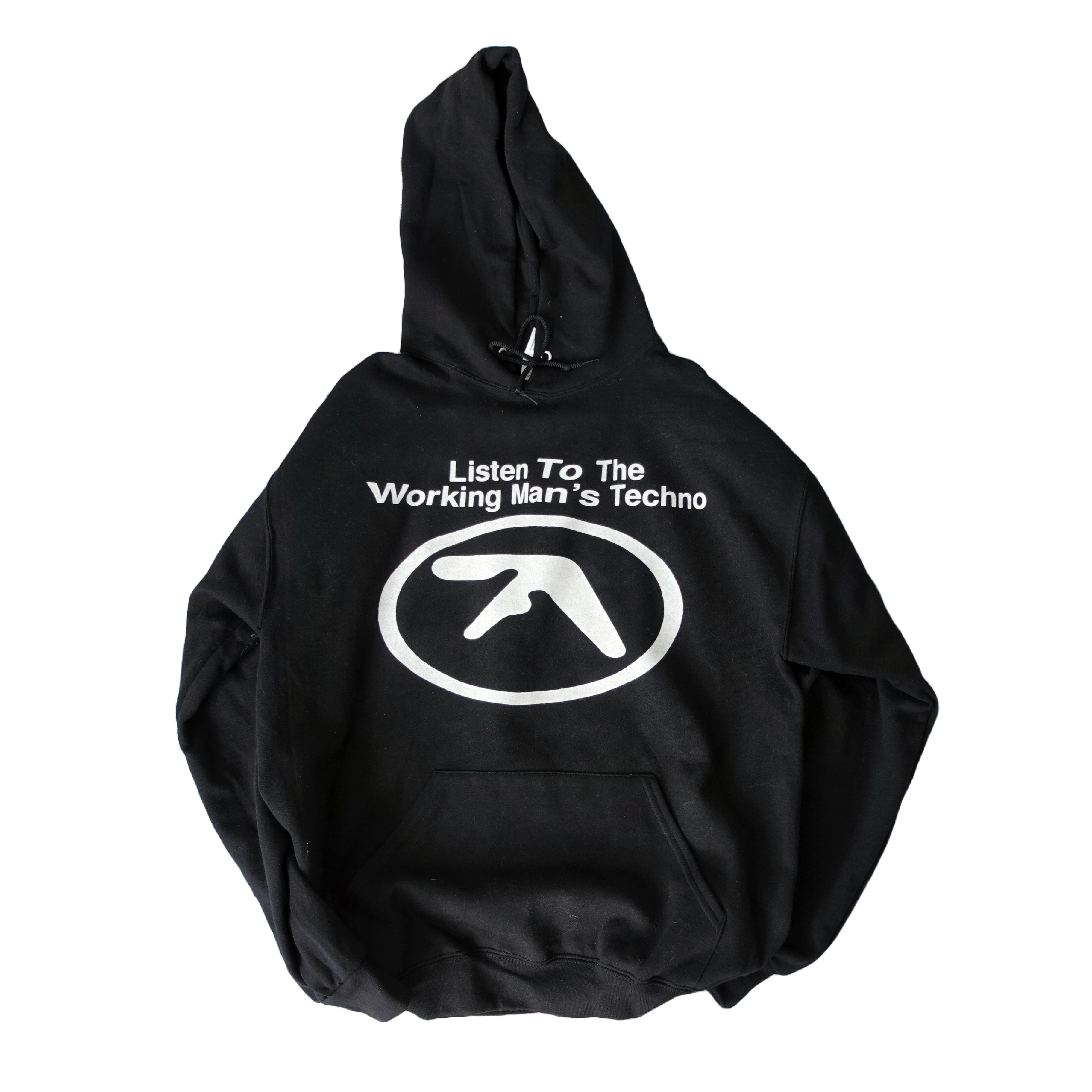 000 Aphex Twin Working Man Hoodie – Blue Fools