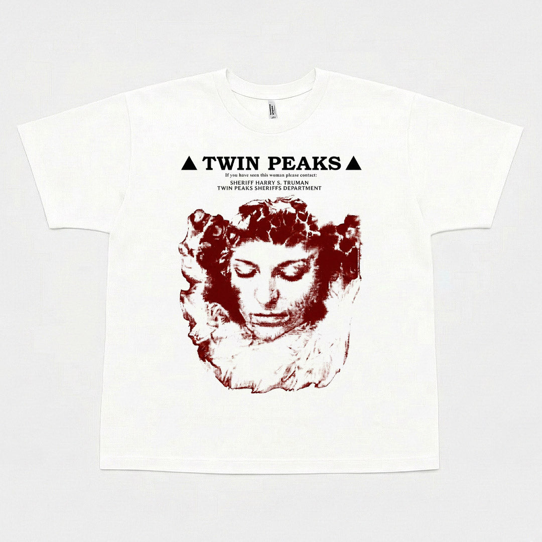 #000 Twin Peaks T Shirt – Blue Fools